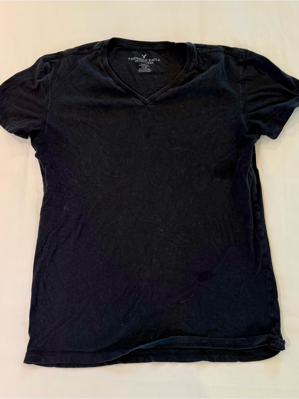 American‎ Eagle Outfitters Black V-Neck Tee